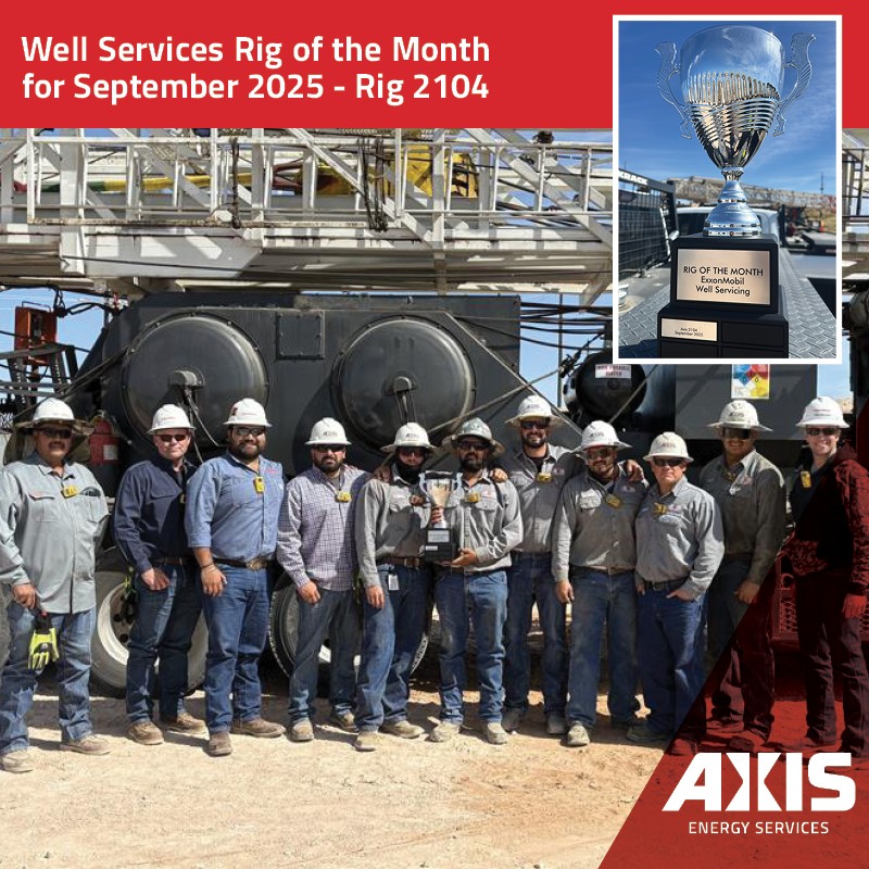 Axis Rig 2104 Named ExxonMobil’s Rig of the Month
